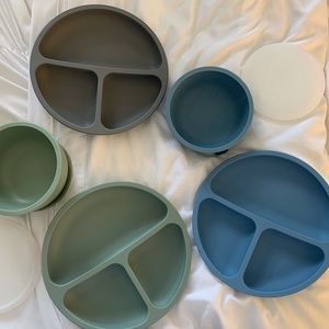 Weesprout Silicone Suction Plates and Bowls